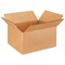 25 pcs Corrugated Shipping Boxes Durable Kraft Cardboard 8 x 6 x 4 Inch